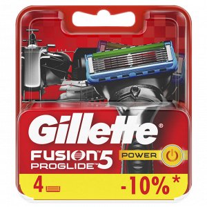 FUSION ProGlide Power Сменные кассеты для бритья 4шт