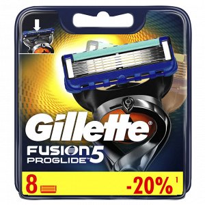 GILLETTE Fusion ProGlide Сменные Кассеты для бритья 8шт