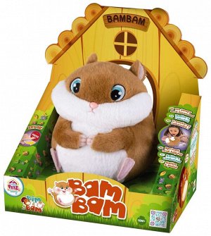 Игрушка интерактивная IMC Toys Club Petz Funny Хомяк Bambam интерактивный , мягконабивной, со звуковыми эффектами2224