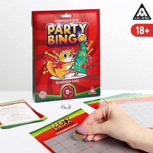 Командная игра «Party Bingo. Волшебная ёлка», 13 карт, маркер, 18+