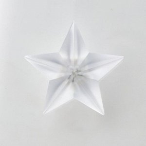 Ночник "Звезда" LED от батареек белый 8.5х9х3.5 см