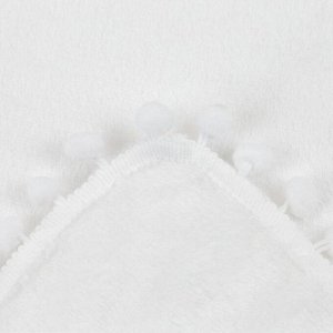 Плед "Крошка Я", 85х100 см, белый, велсофт
