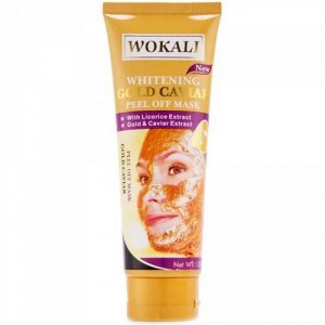 Золотая маска для лица Wokali Whitening Gold Caviar 130 мл оптом