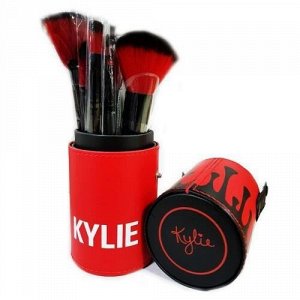 Набор кистей для макияжа Kylie 12 шт + футляр оптом