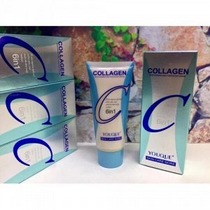 Тональный крем Youque Collagen Moisturizing and Сoncealer Crem 6 в 1 (тон 01) 60 мл оптом