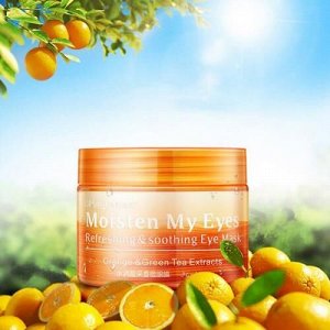 Патчи BioAqua Moisten My Eyes Orange & Green Tea Extracts 36 шт оптом