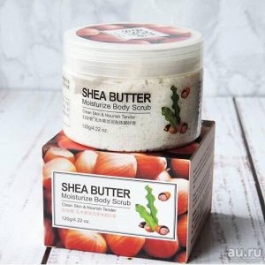 Скраб для тела Bioaqua Shea Butter Moisturize Body с маслом Ши и экстрактом авокадо 120 г оптом