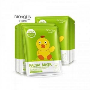 Маска Bioaqua Facial Mask Animal с эссенцией коллагена и граната 30 г оптом