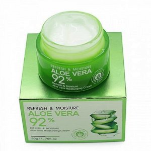 Увлажняющий крем для лица Bioaqua Refresh & Moisture Aloe Vera 92% 50 г оптом