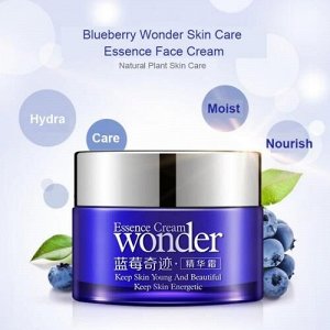 Увлажняющий осветляющий крем для лица Bioaqua Blueberry Wonder Cream с экстрактом черники 50 мл оптом