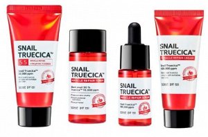Some by mi Набор миниатюр для восстановления кожи  (Пенка, тонер, серум, крем) Snail Truecica Miracle Repair Starter kit