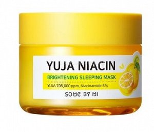 Some by mi Ночная осветляющая маска Yuja Niacin 30 Days Miracle Brightening Sleeping Mask