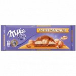 Милка Шоколадная плитка 300гр Тоффи Холнат