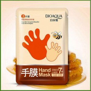 Маска-перчатки для рук с медом
