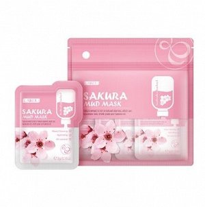 LAIKOU SAKURA MUD MASK Грязевая маска для лица с сакурой, 5г