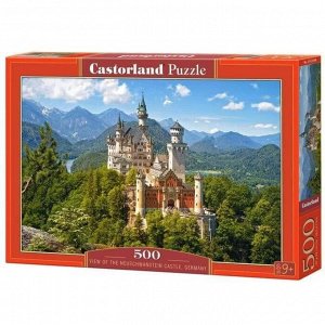 Пазл 500 элементов «Вид на замок Нойшванштайн»