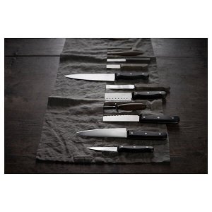 VARDAGEN ВАРДАГЕН Нож для хлеба, темно-серый23 см