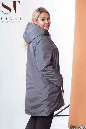 Куртка Артикул: 57883; Материал: Плащёвка «Канада» плотная,утеплитель синтепон 80; Цвет: Серый; Размер на фото: XL; Параметры модели: 100-72-102; Рост модели: 163
Отличная куртка на демисезонье, котор