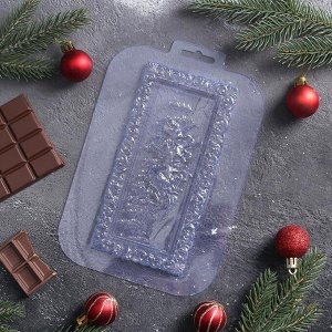 Форма для шоколада «Русская зима», цвет прозрачный