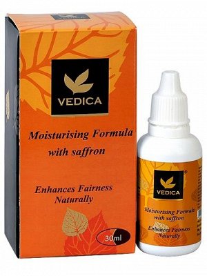 Масло для кожи с шафраном Кумкумади Ведика Moisturising Formula with Saffron Vedica 30 мл.