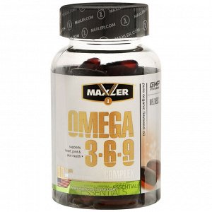 Омега 3-6-9 Omega 3-6-9 Сomplex Maxler 90 капс.