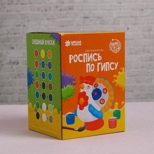 Роспись по гипсу «Дымковская игрушка» краска 6 цв по 2,5 мл, кисть