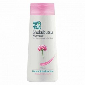 LION "Shokubutsu" Крем-гель для душа 200мл "Молочные протеины", Chinese Milk Vetch Таиланд