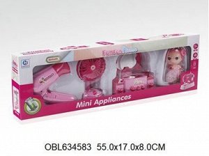 434-А набор бытовой техники с куклой, в коробке 634583
