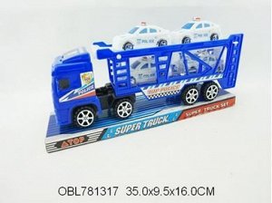 2016 грузовик-трейлер + 4 машины, п/блистермом 781317