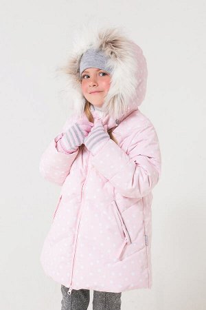 Куртка(Осень-Зима)+girls (нежно-розовый, снежки)