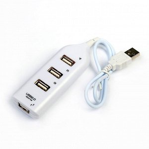 USB-разветвитель (HUB) LuazON HGH-63009, на 4 порта, МИКС