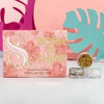 Набор мерцающих блёсток для лица и тела Born to shine, 6 цветов
