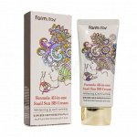 Многофункциональный BB крем с муцином улитки Farmstay All-in-one Snail Sun BB CreamSPF50+/PA+++, 50гр