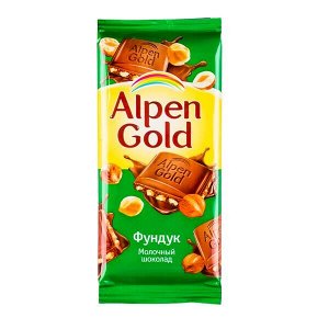 Шоколад Альпен Гольд Фундук 85 г