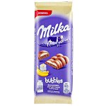Шоколад Милка Баблс Банан йогурт 92 г