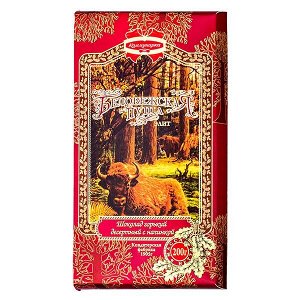 Шоколад Коммунарка Беловежская Пуща Горький Десертный с начинкой 200 г
