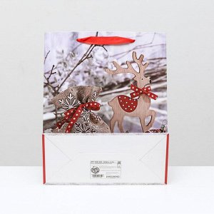 Пакет ламинированный "Подарочный", 26 x 32 x 12 см