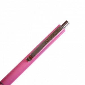 Ручка шариковая автоматическая Schneider "K15", узел 1,0 мм, корпус пастель микс, синяя, под лого, цена за 1 шт