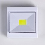 Фонарь-светильник, 3х3ААА, COB-диод, гвоздь, магнит, клейкая основа 8.6х3 см