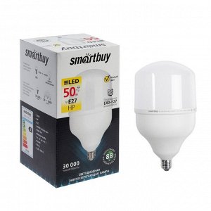 Лампа cветодиодная Smartbuy, НР, Е40-E27, 50 Вт, 4000 К, дневной белый свет