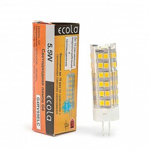 Лампа светодиодная Ecola Light Corn Micro, 5.5 Вт, G4, 4200 K, 57х16
