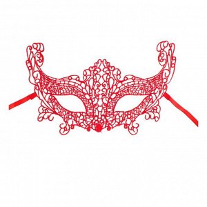 Карнавальная маска «Таинственная незнакомка», ажурная