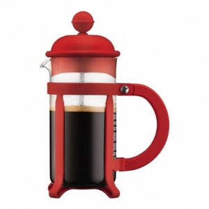 Кофейник с прессом Java 0.35 л. красный