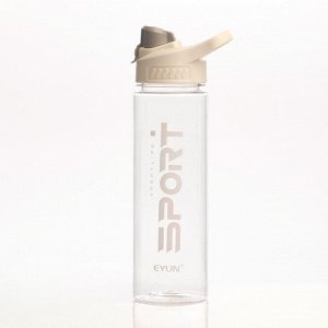 Бутылка для воды 700 мл, на подвесе, микс 7.5х14.5 см