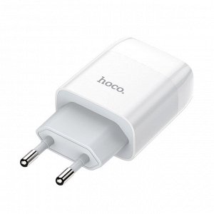 Сетевое зарядное устройство HOCO C72A Glorius single 1*USB 2.1A