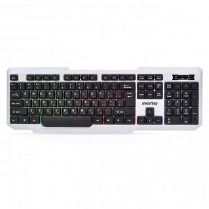 Клавиатура с подсветкой Smartbuy 333 ONE USB бело-черная (SBK-333U-WK)/20