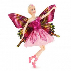 Кукла "Фея-бабочка" (28 см, заколка, аксесс.)