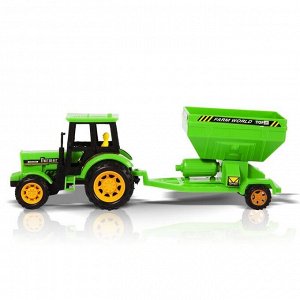 Фрикционная игрушка Handers "Трактор с прицепом: Зерновоз" (29 см)