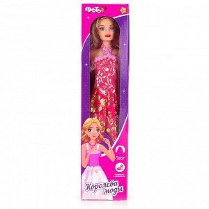 Кукла DollyToy "Королева моды" (28,5 см, подвижн., съёмн. обувь, в ассорт.)