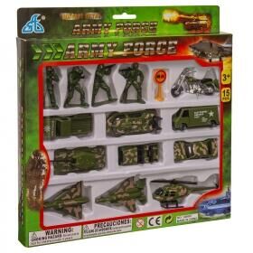 Игровой набор Handers "Военная команда" (металл, 15 предметов, размер 3-7 см)